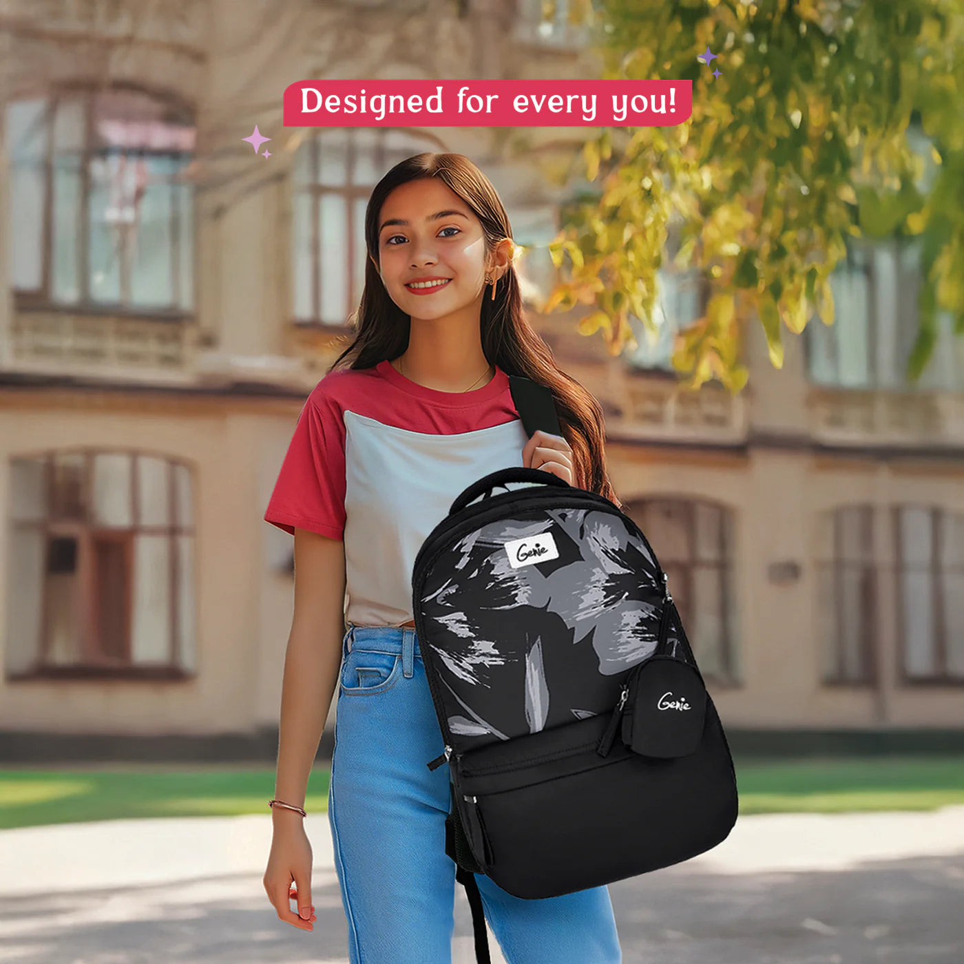 Genie Aria 40L Laptop Backpack With Raincover