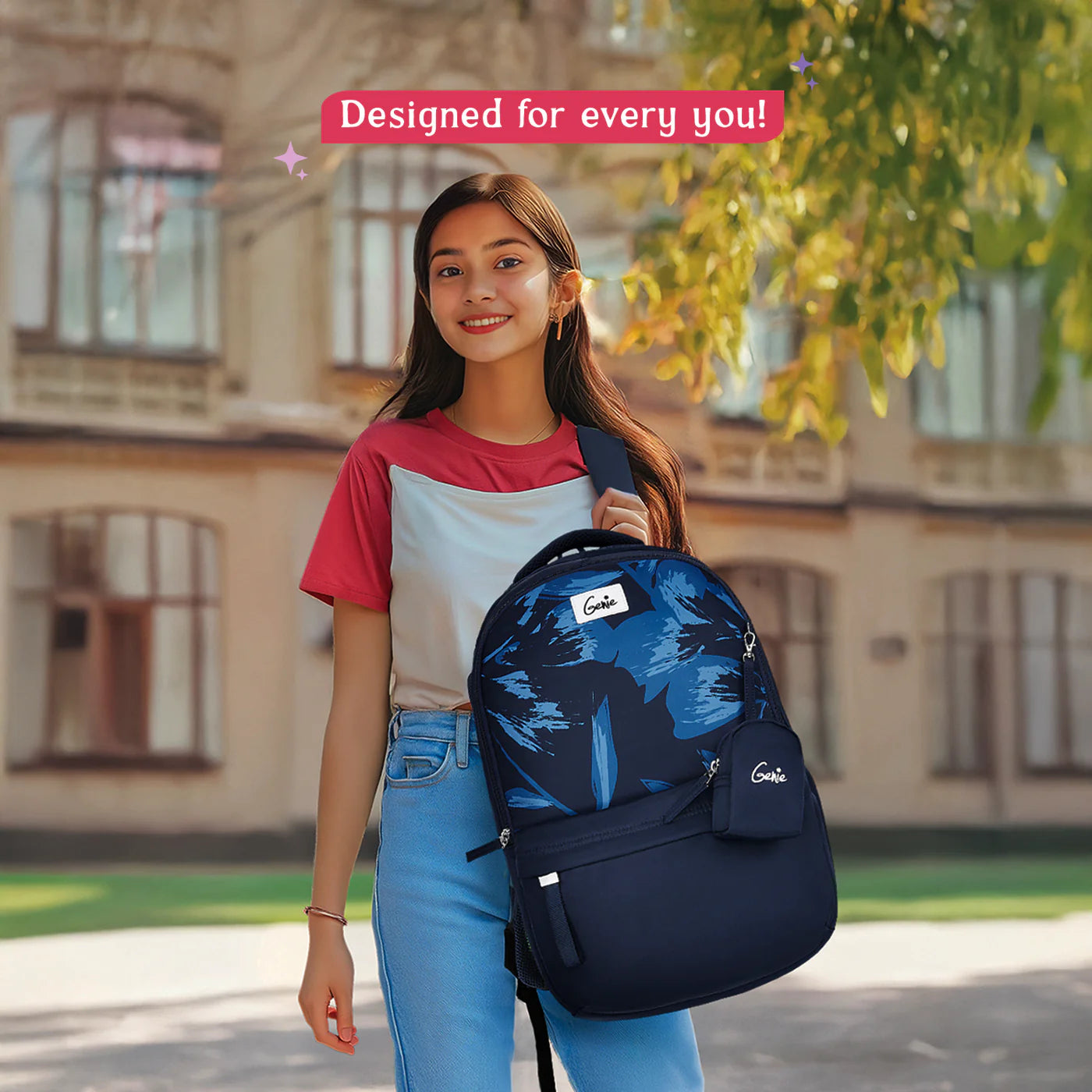 Genie Aria 40L Laptop Backpack With Raincover