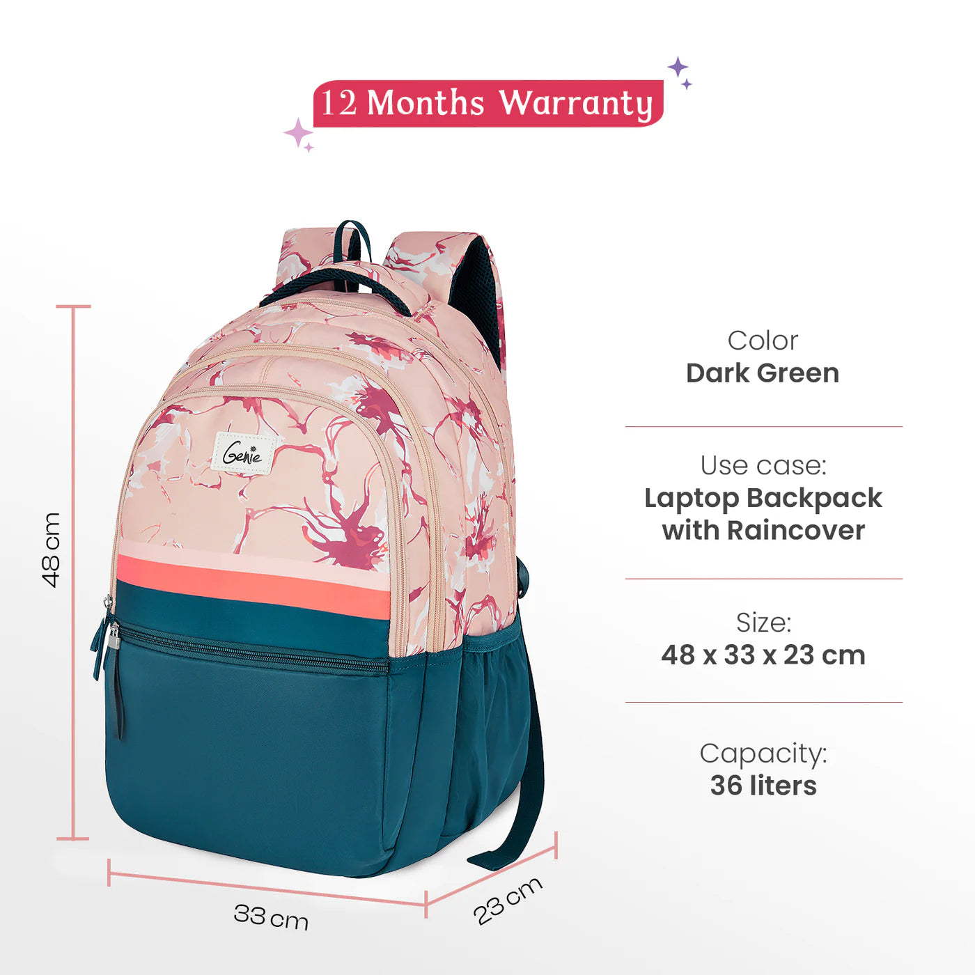 Genie FIFI 36L Laptop Backpack