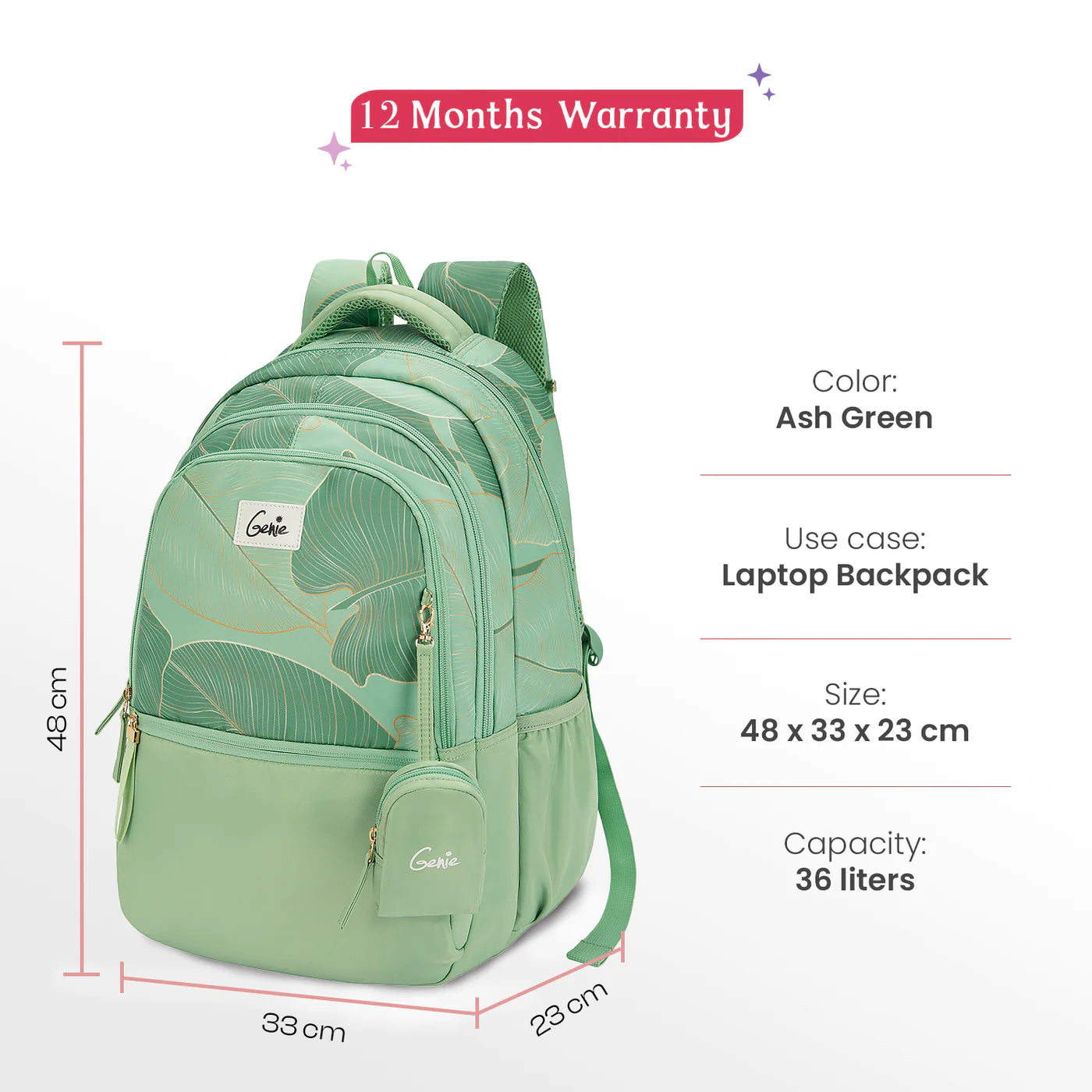 Genie Stardust 36L Laptop Backpack