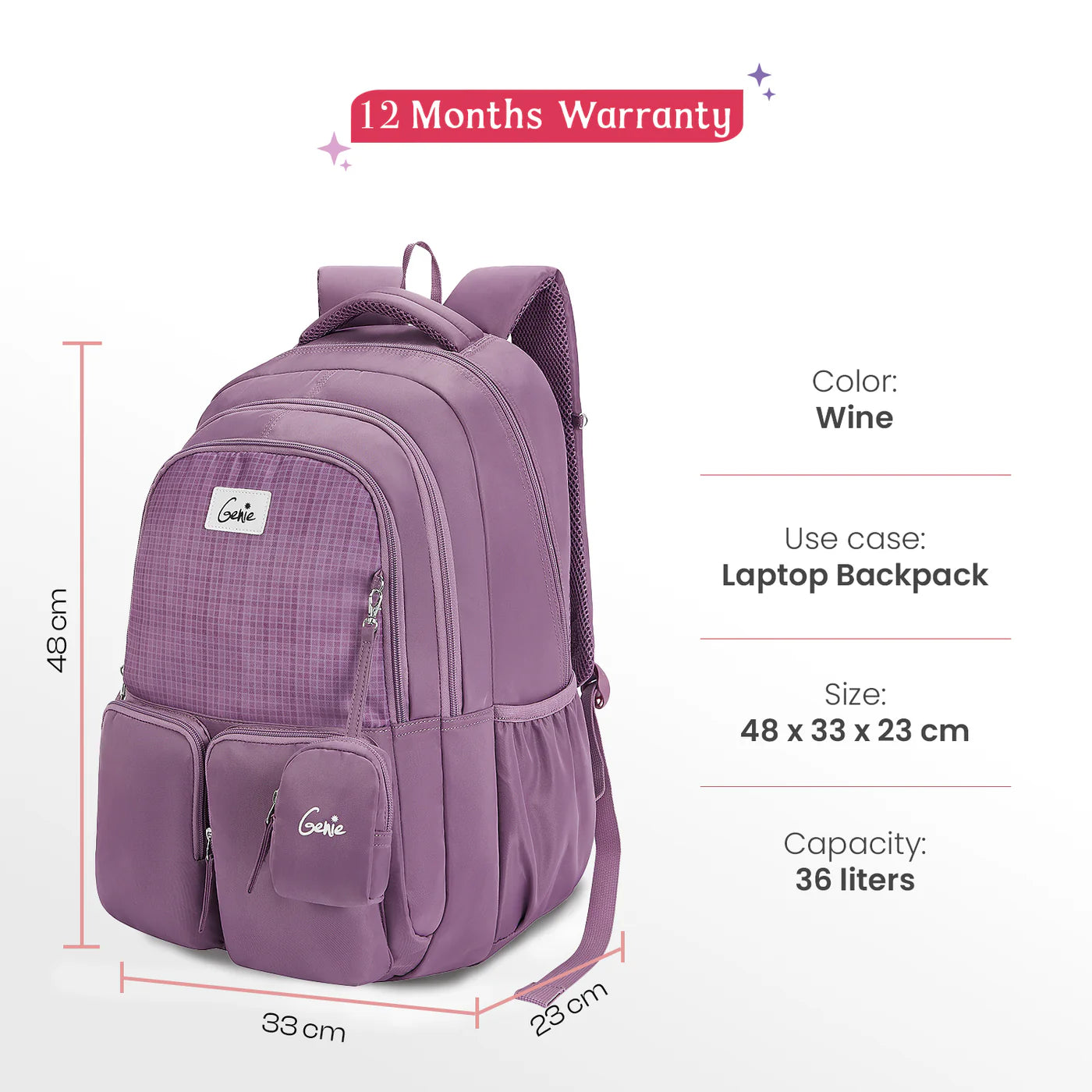 Genie Ariana 36L Laptop Backpack