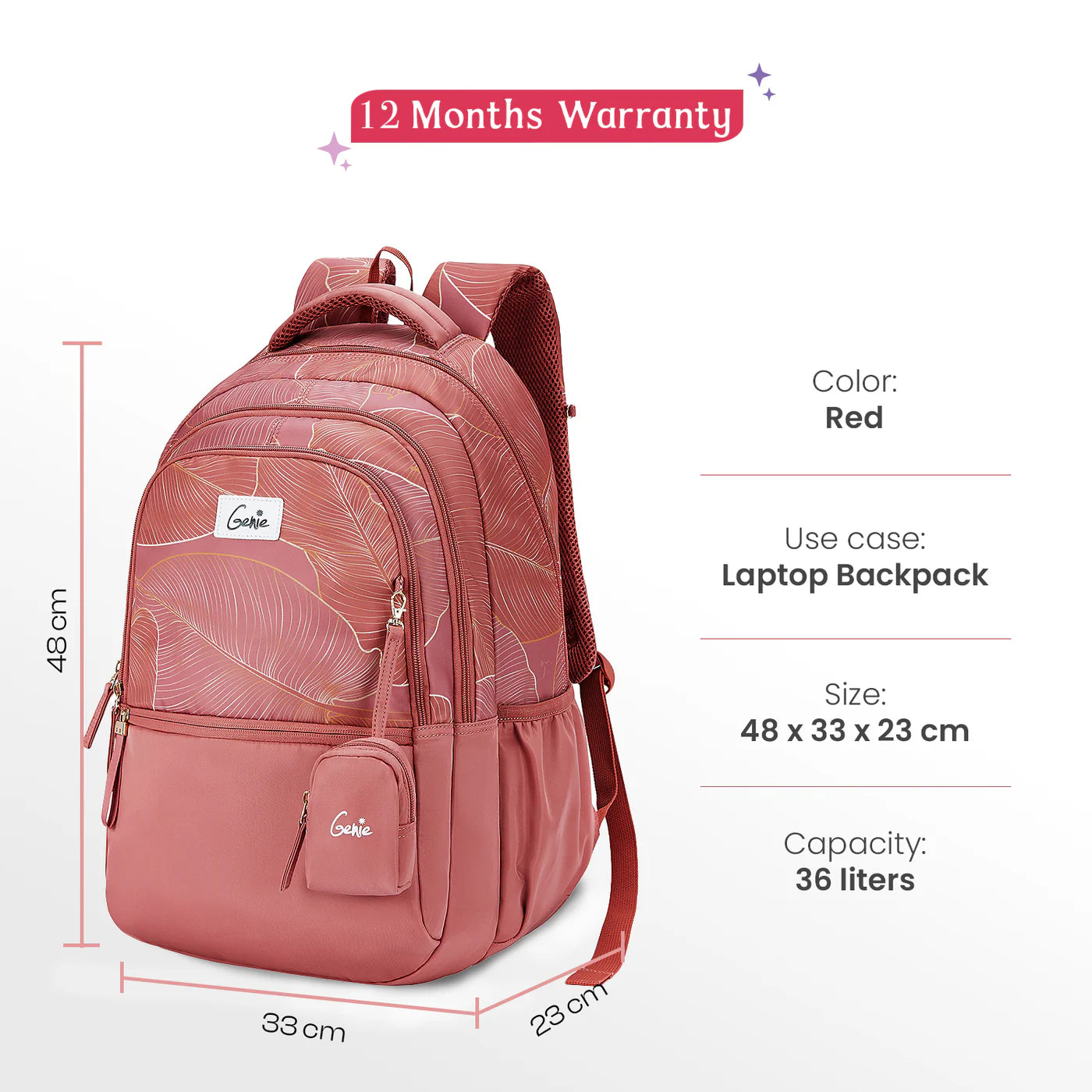 Genie Stardust 36L Laptop Backpack