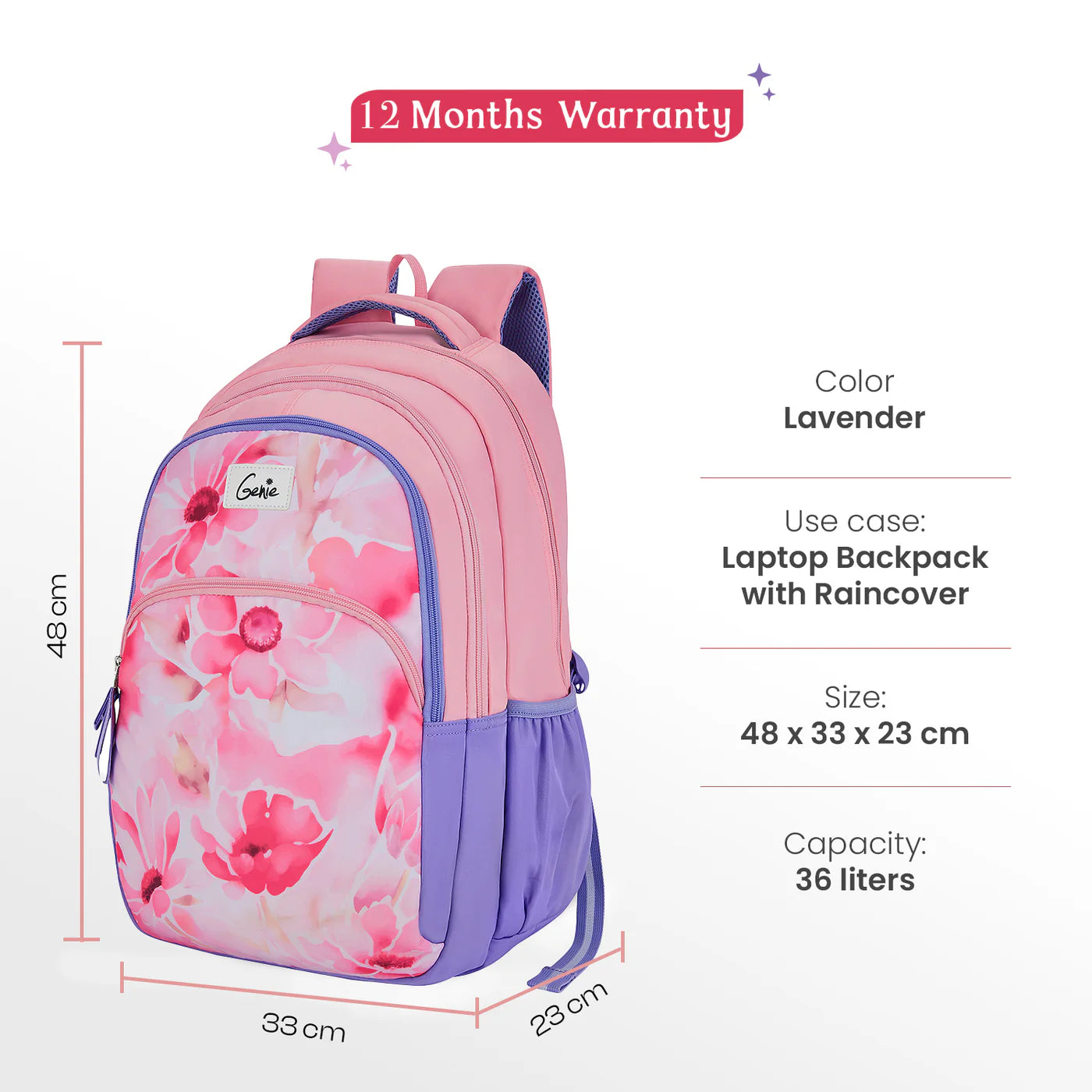 Genie ELSIE 36L Laptop Backpack