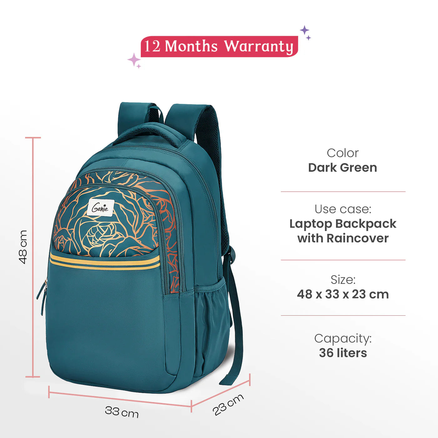 Genie GLOW 36L Laptop Backpack