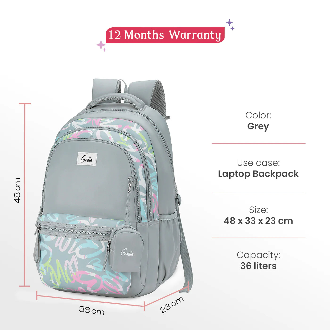 Genie Vera 36L Laptop Backpack