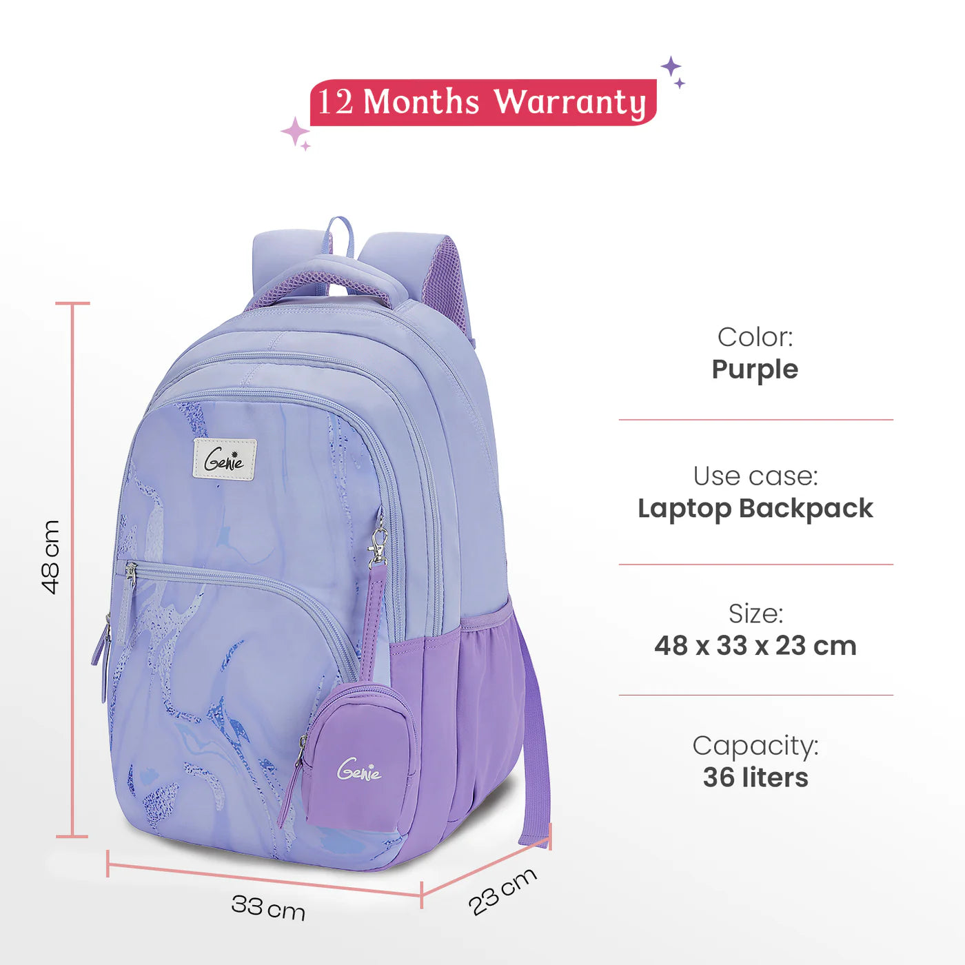 Genie Valyria 36L Laptop Backpack