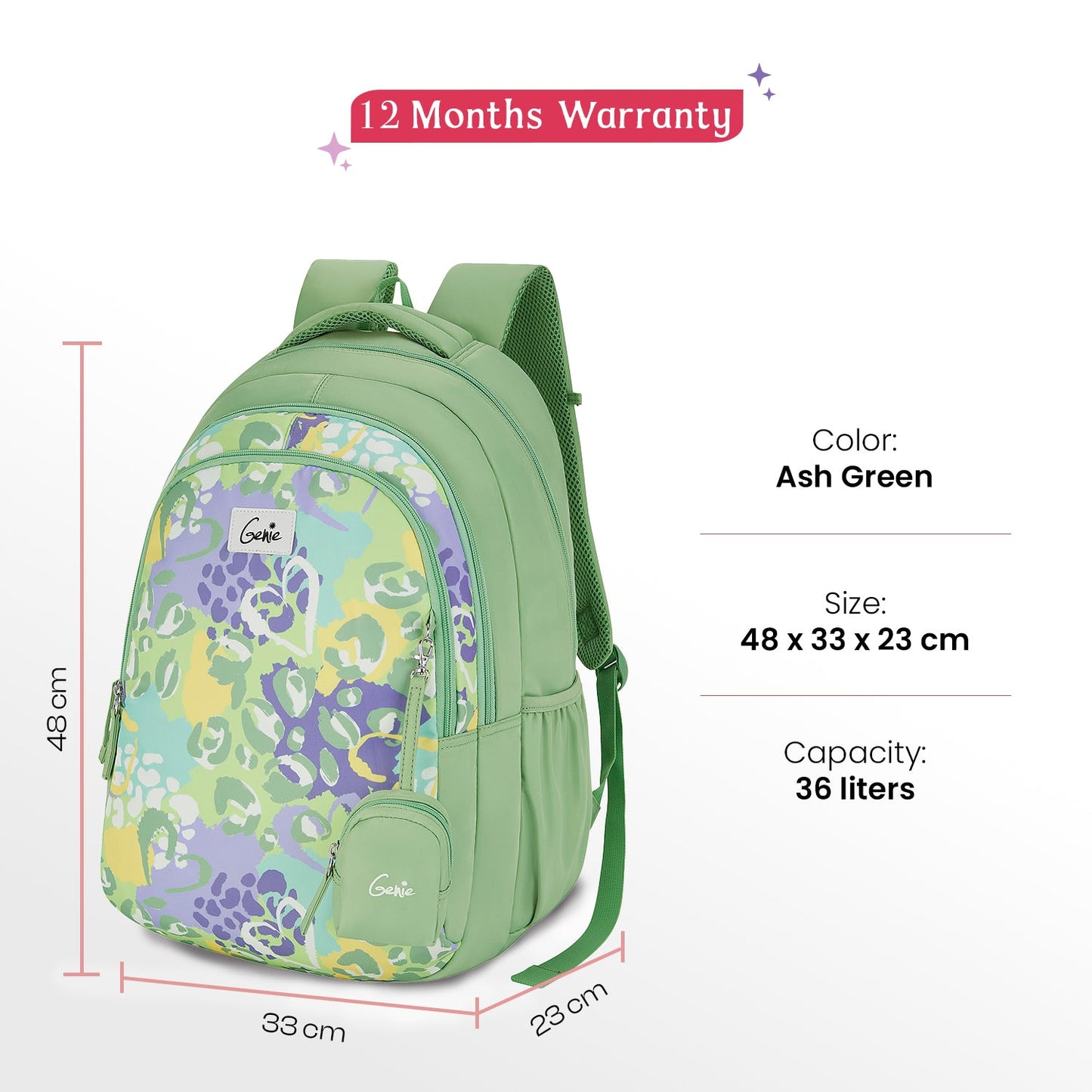 Genie Laena 36L Ash Backpack