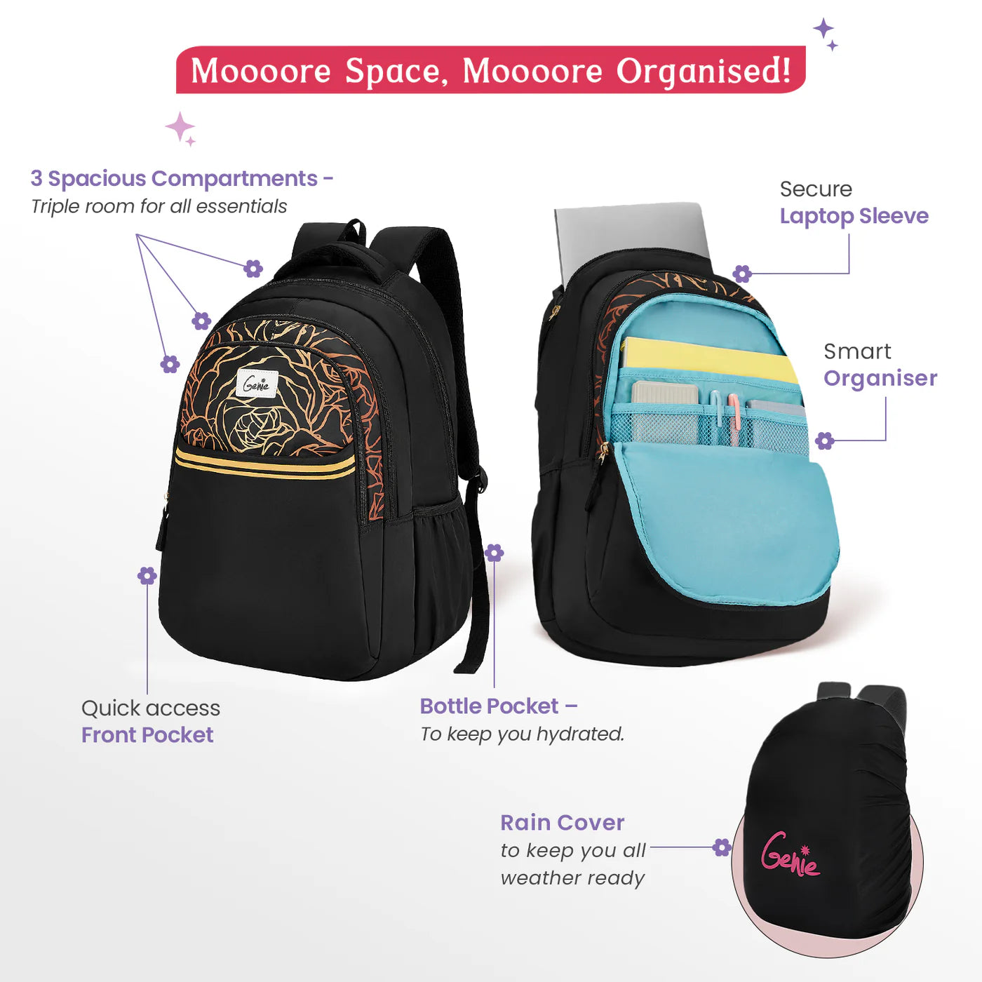 Genie GLOW 36L Laptop Backpack