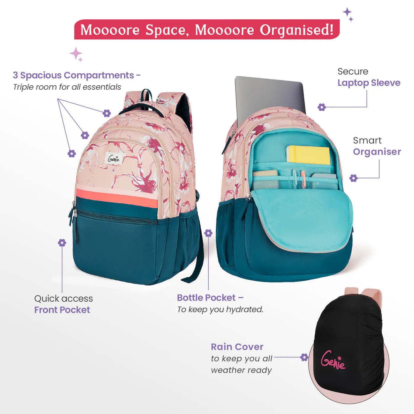 Genie FIFI 36L Laptop Backpack