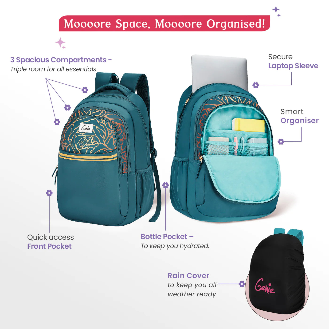 Genie GLOW 36L Laptop Backpack
