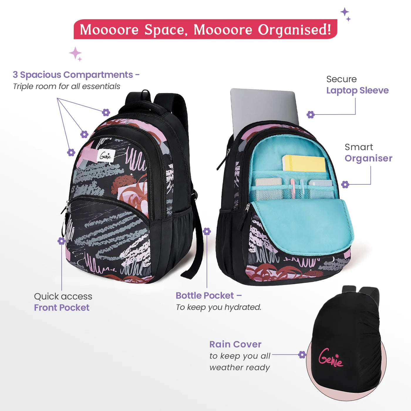 Genie ORCHID 36L Laptop Backpack
