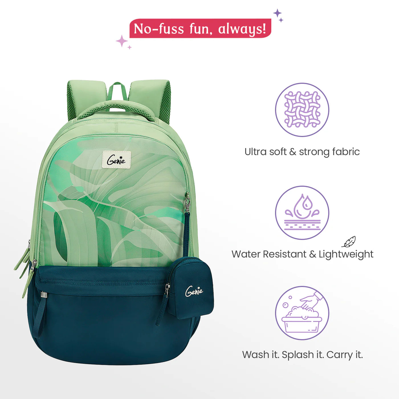 Genia Celia 40L Laptop Backpack With Raincover