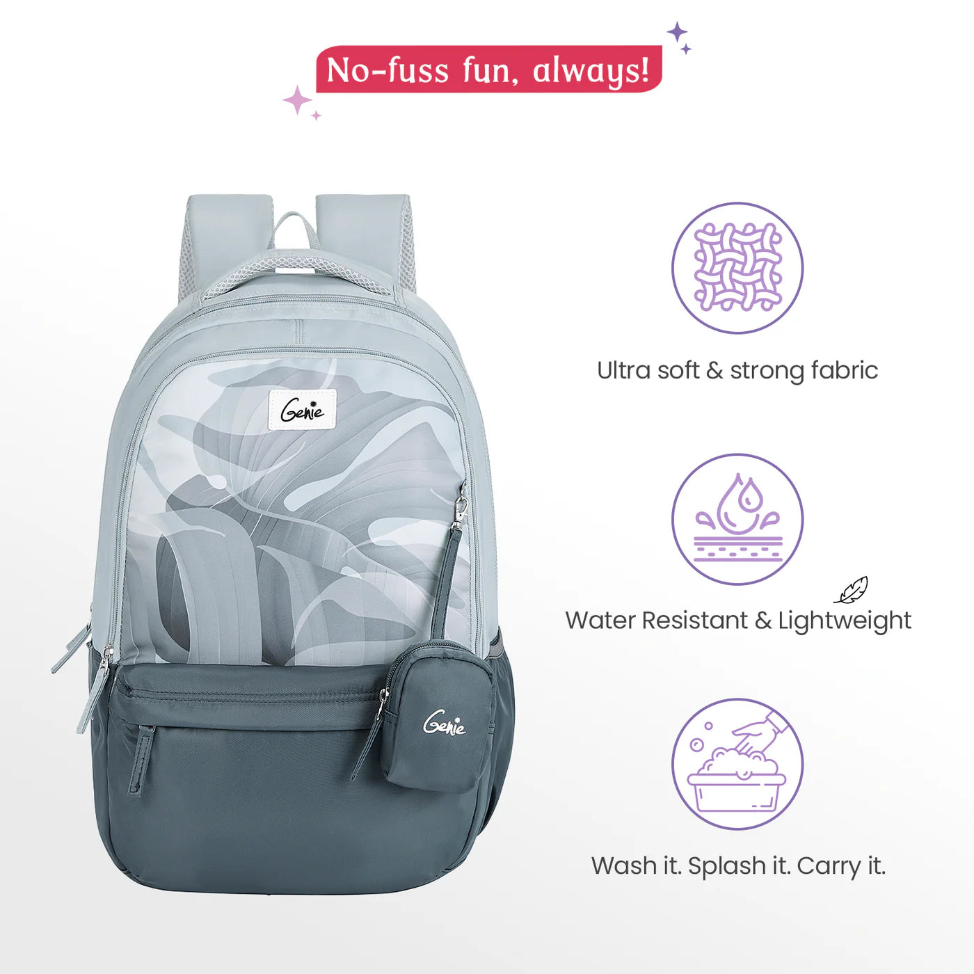 Genia Celia 40L Laptop Backpack With Raincover
