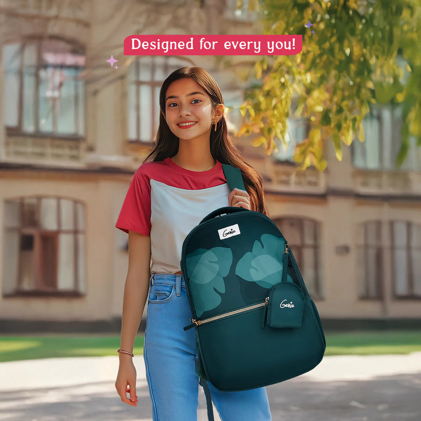 GENIE Esther 40L Laptop Backpack With Raincover
