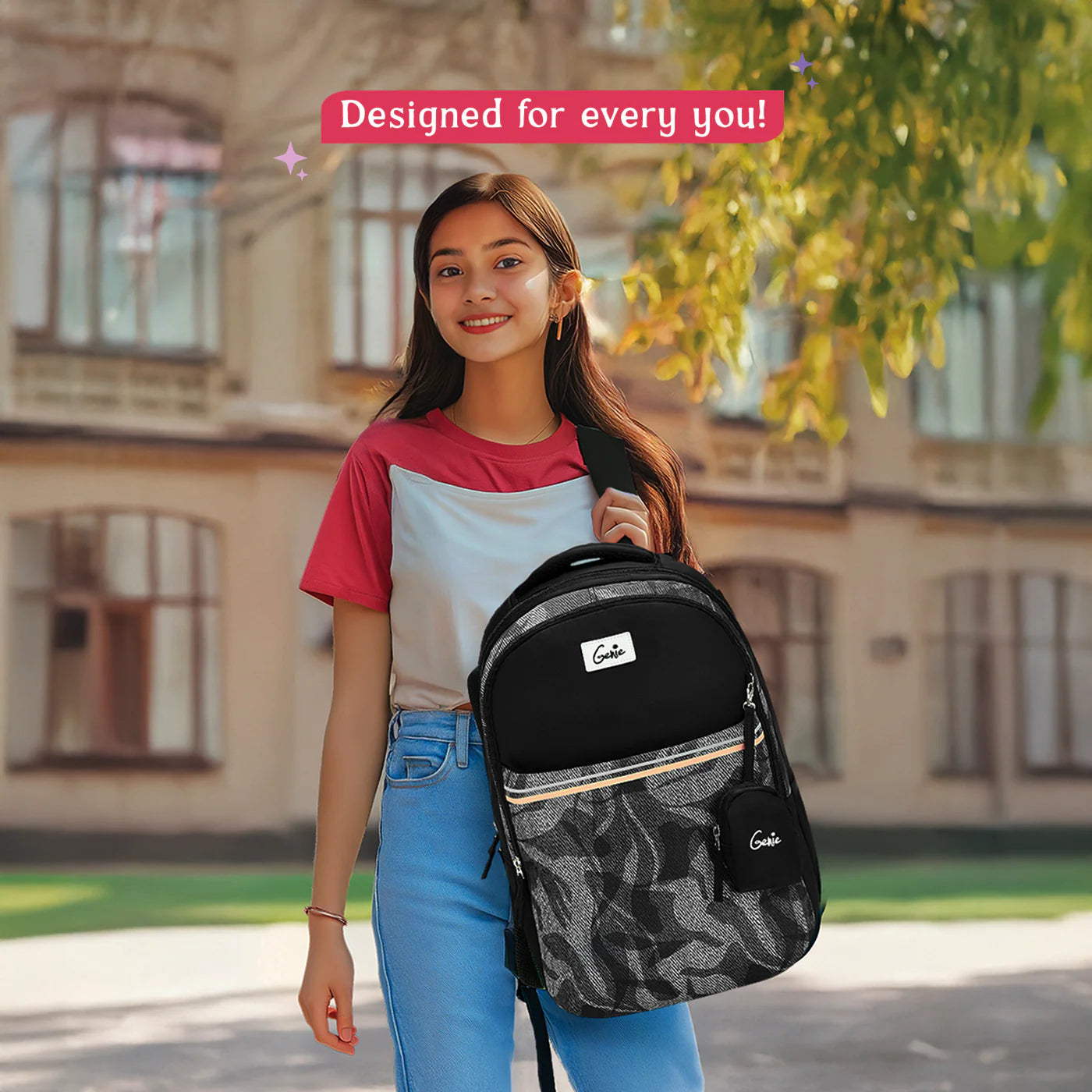 Genie Zuri 40L Laptop Backpack With Raincover
