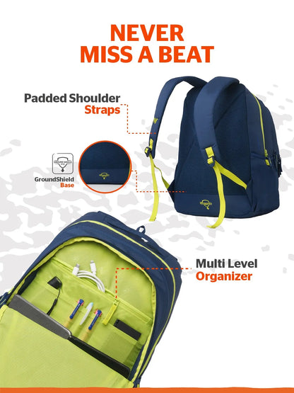 OUTLANDER 45 LITRES LAPTOP BACKPACK-BLACK