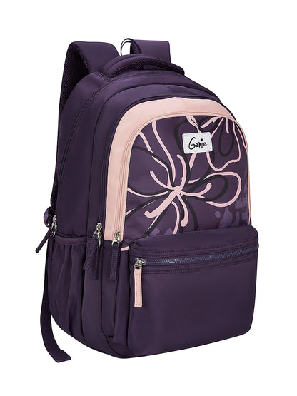 Rosalin 36L Laptop Backpack With Raincover - Wine Red