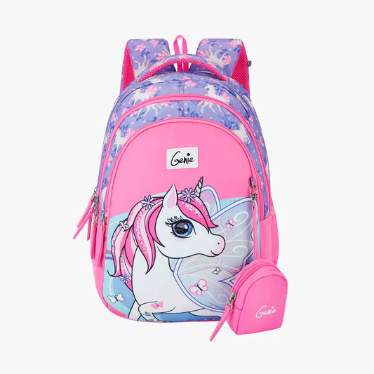 GENIE Magic Unicorn Small Backpack for Kids 20L