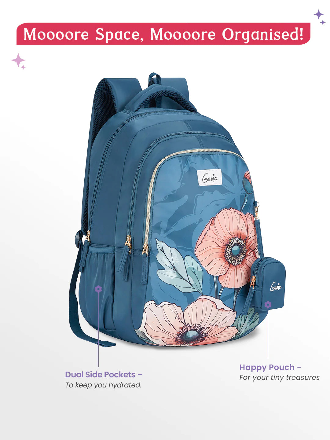 Aurela 36L School Backpack - Dark Green