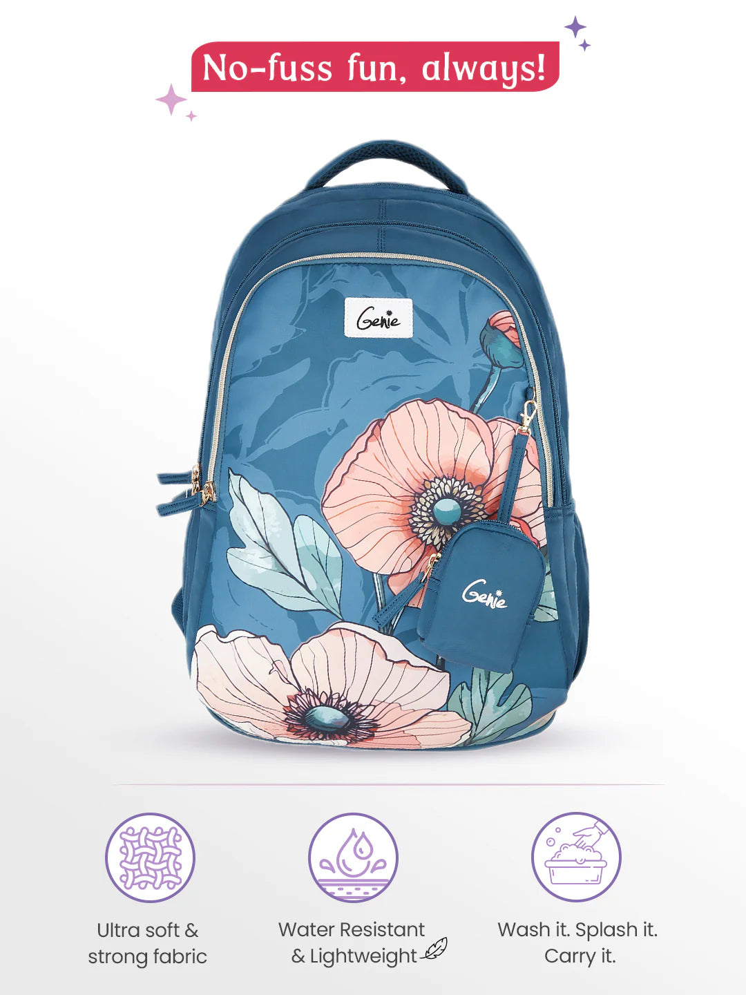 Aurela 36L School Backpack - Dark Green