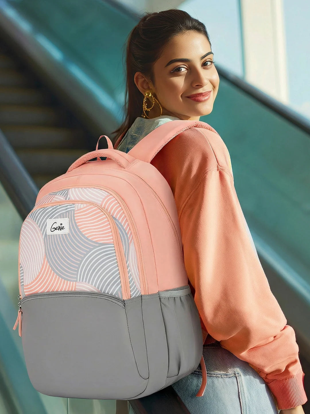Camoflow 36L Laptop Backpack With Raincover - Beige