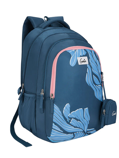 Mira 36L School Backpack - Navy Blue