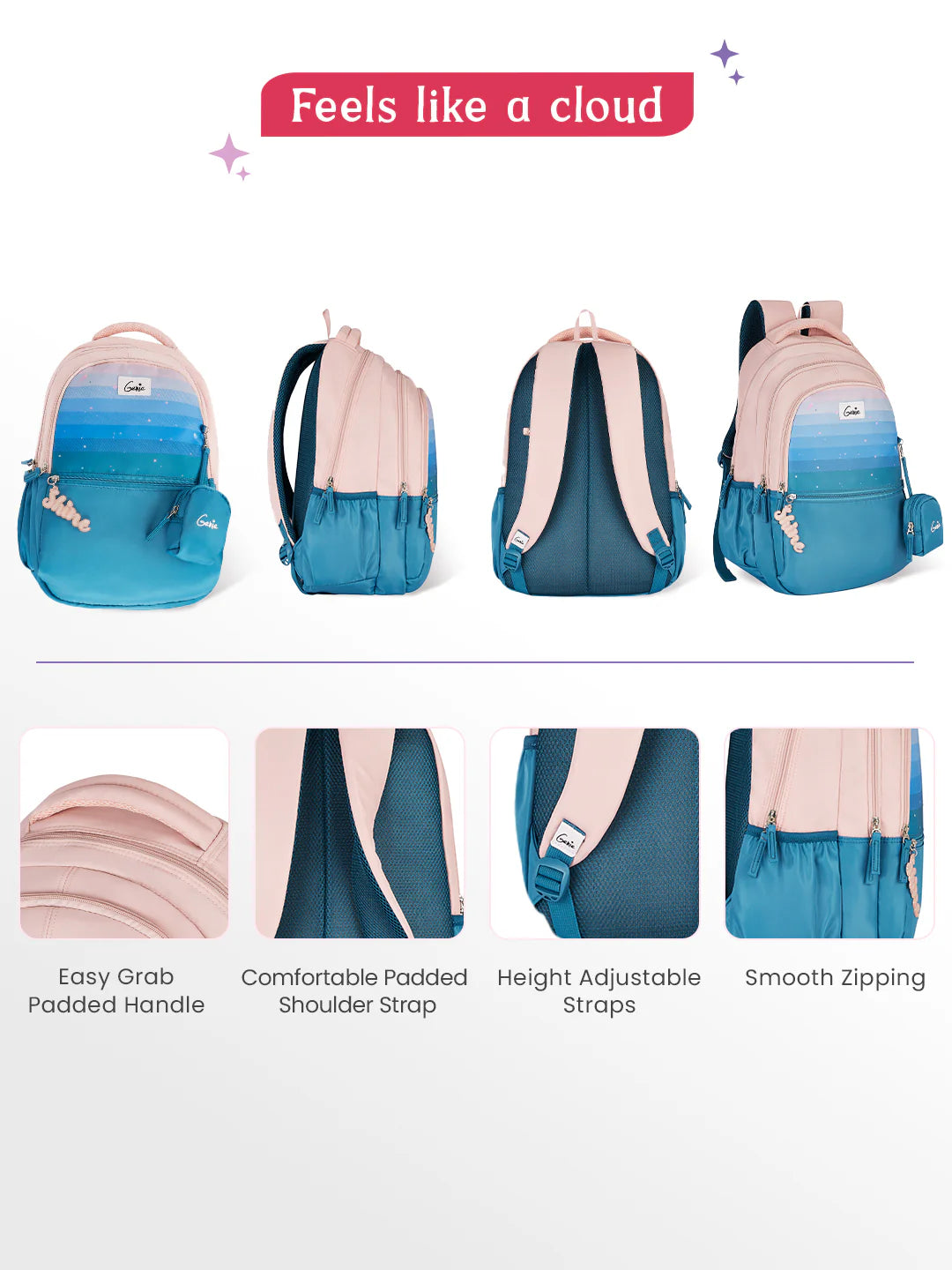 Celestia 36L Laptop Backpack - Bluish green