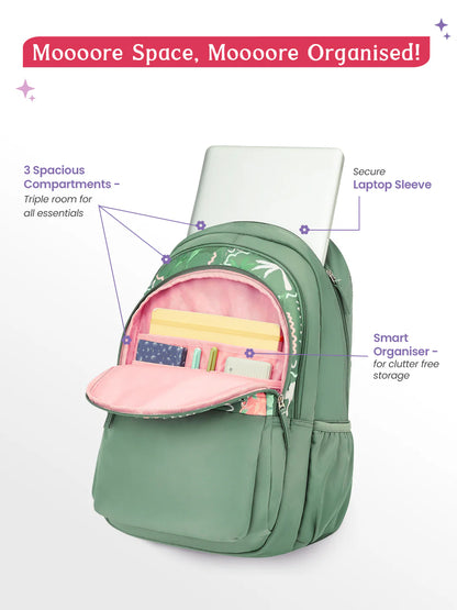 Mirana 36L Laptop Backpack - Sage