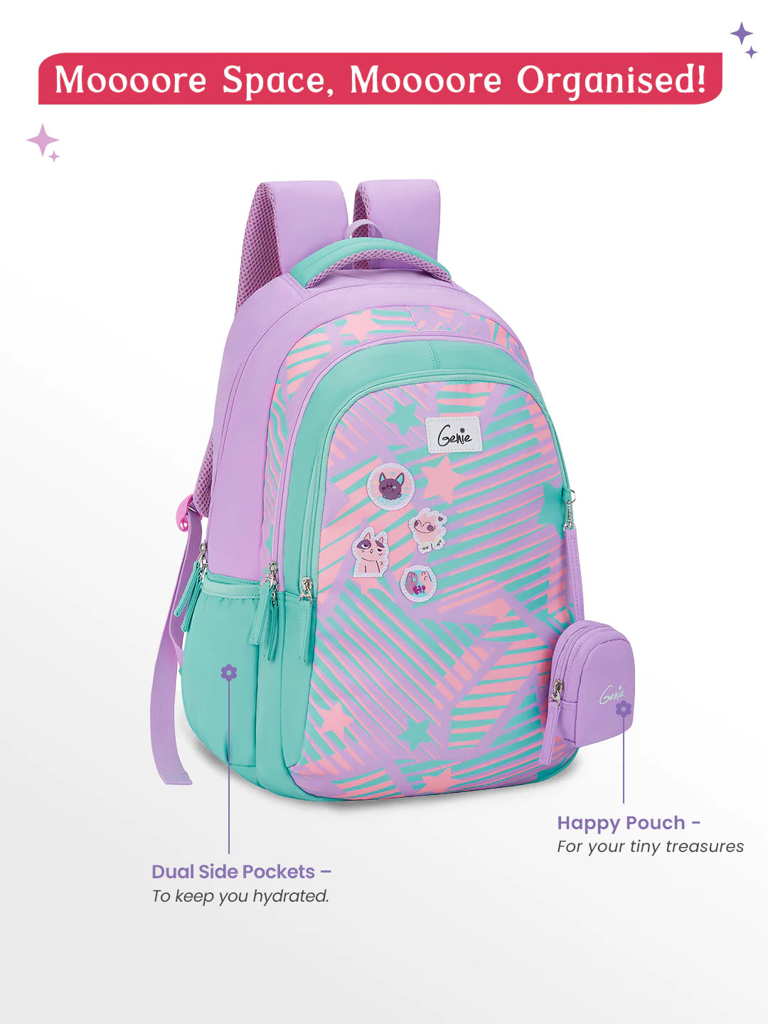 Sparkit 36L School Backpack - Lavender