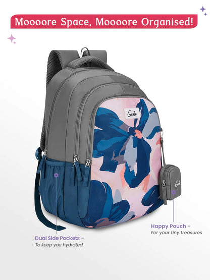NightFern 36L School Backpack - Blue