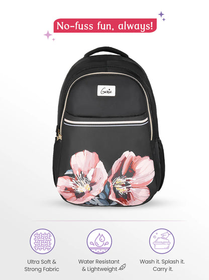 Evepetal 36L Laptop Backpack With Raincover - Black
