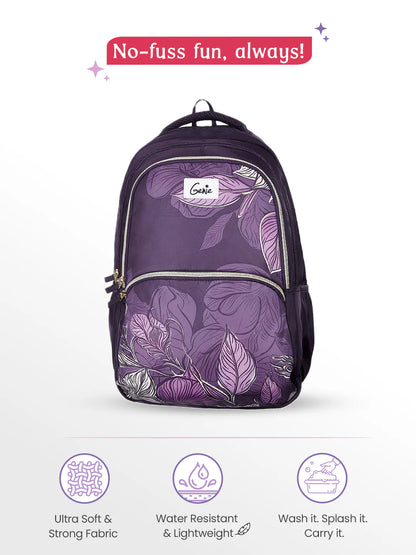 Canopy 36L Laptop Backpack With Raincover - Wine Red
