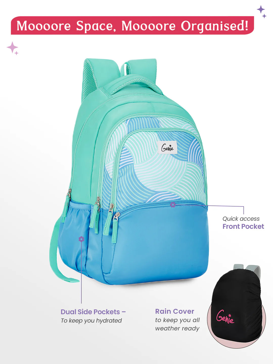 Camoflow 36L Laptop Backpack With Raincover - Blue
