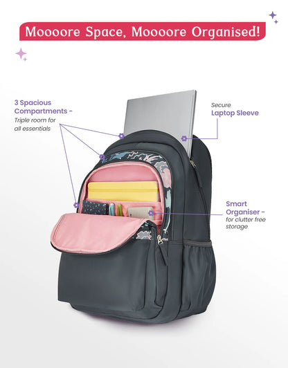 Mirana 36L Laptop Backpack - Grey