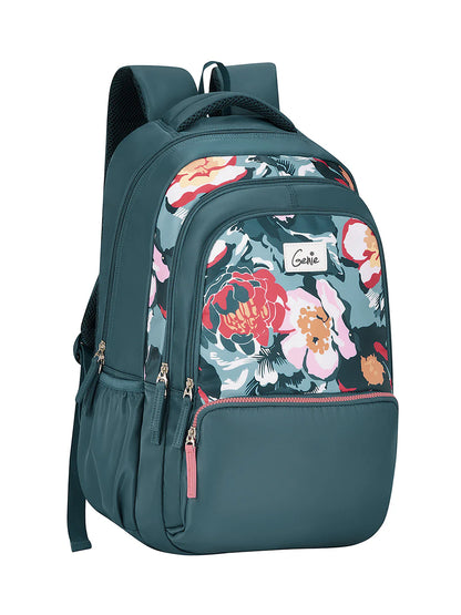Diasora 36L Laptop Backpack With Raincover - Dark Green