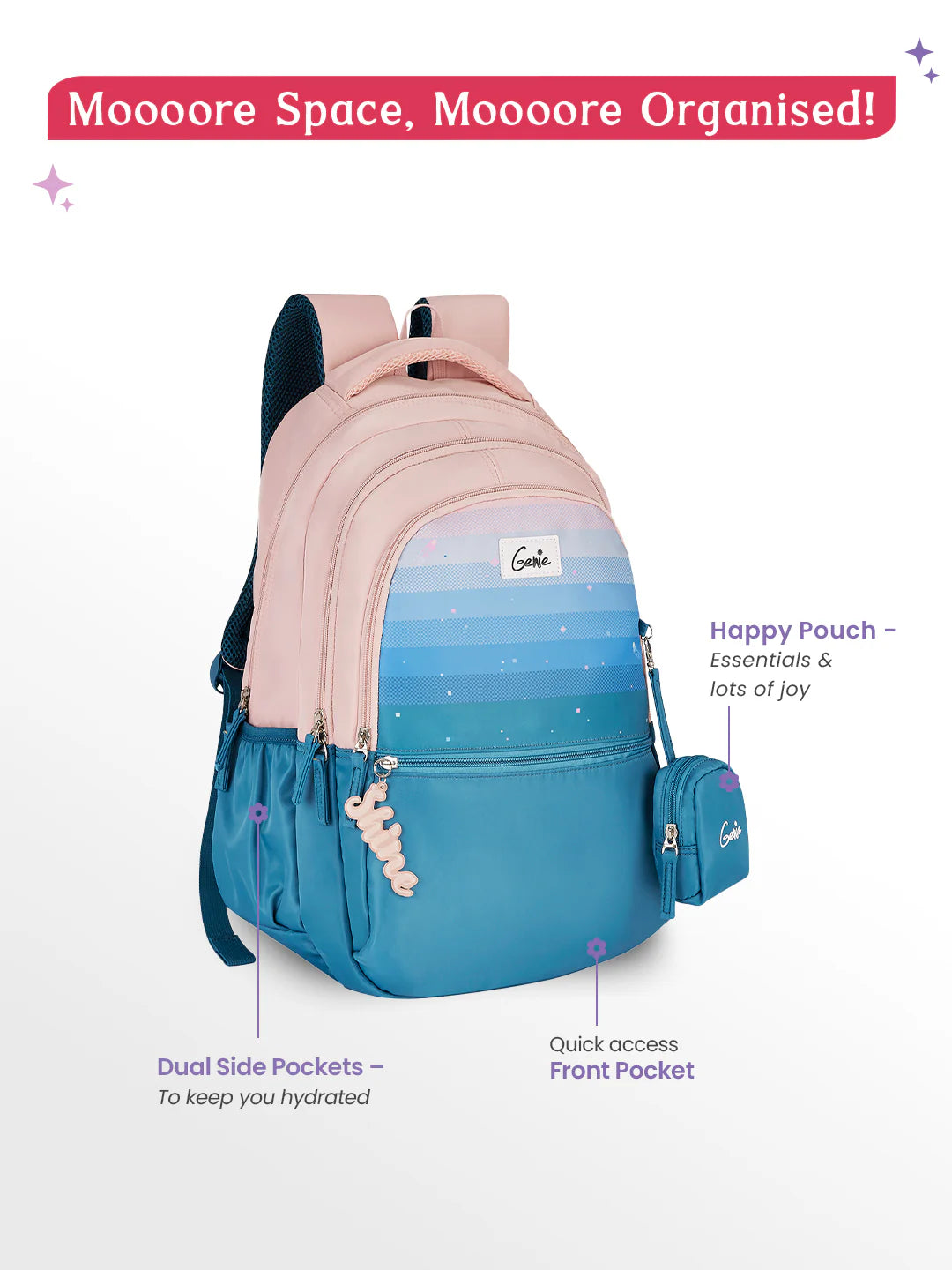 Celestia 36L Laptop Backpack - Bluish green