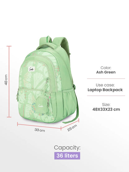 Morphi 36L Laptop Backpack - Ash Green