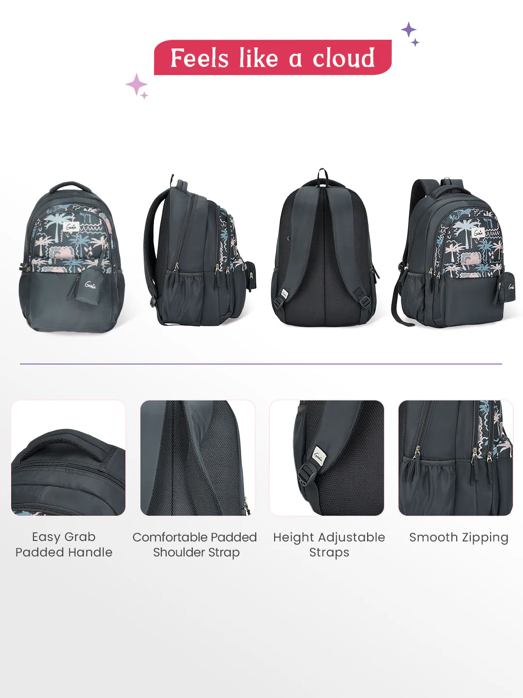 Mirana 36L Laptop Backpack - Grey