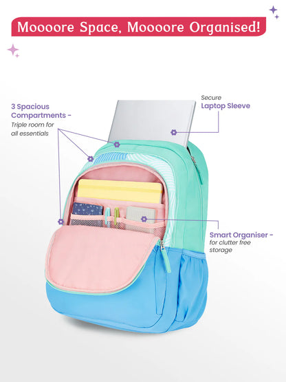 Camoflow 36L Laptop Backpack With Raincover - Blue